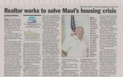 Maui News Article